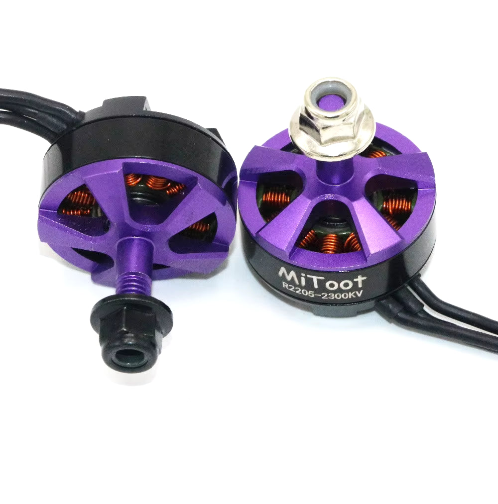 4Pcs/Lot Mitoot R2205 2300KV Brushless Motor CW CCW for FPV Racing Quadcopter Drone Multicopter