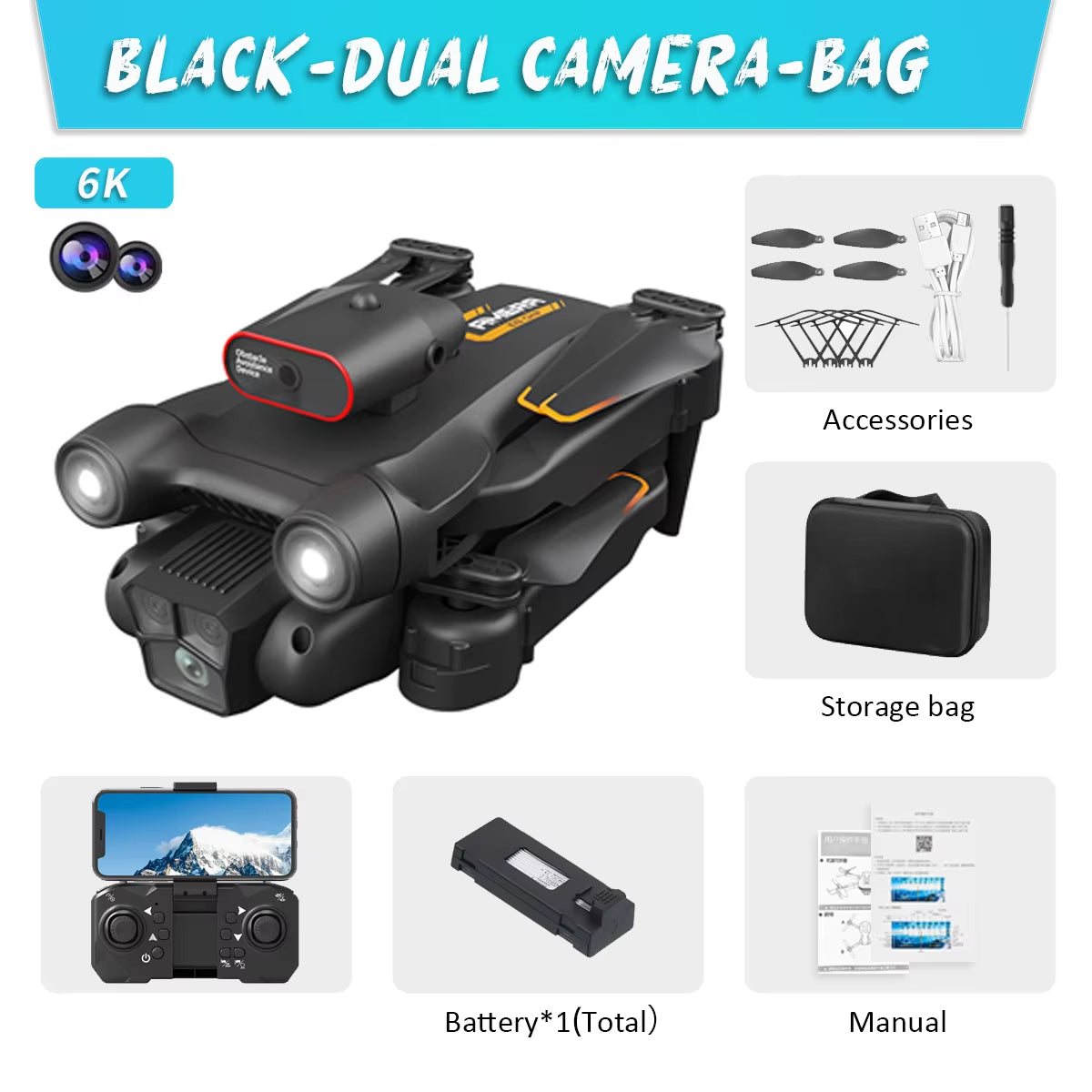 New M17 Max Drone 8K Professinal Optical Flow Dron Triple HD Camera Foldable RC Helicopter WIFI FPV Height Hold Apron Sell LED