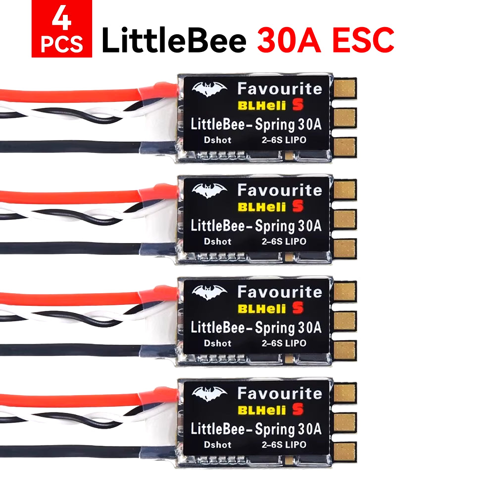 Favourite FVT Littlebee 20A/30A ESC Blheli_S OPTO 2-6S Brushless Speed Controller