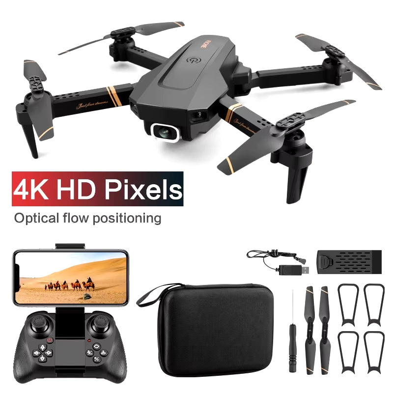 V4 RC Drone 4K WIFI Live Video FPV 4K/1080P Drones with HD 4K Wide Angle Profesional Camera Quadrocopter Dron Toys