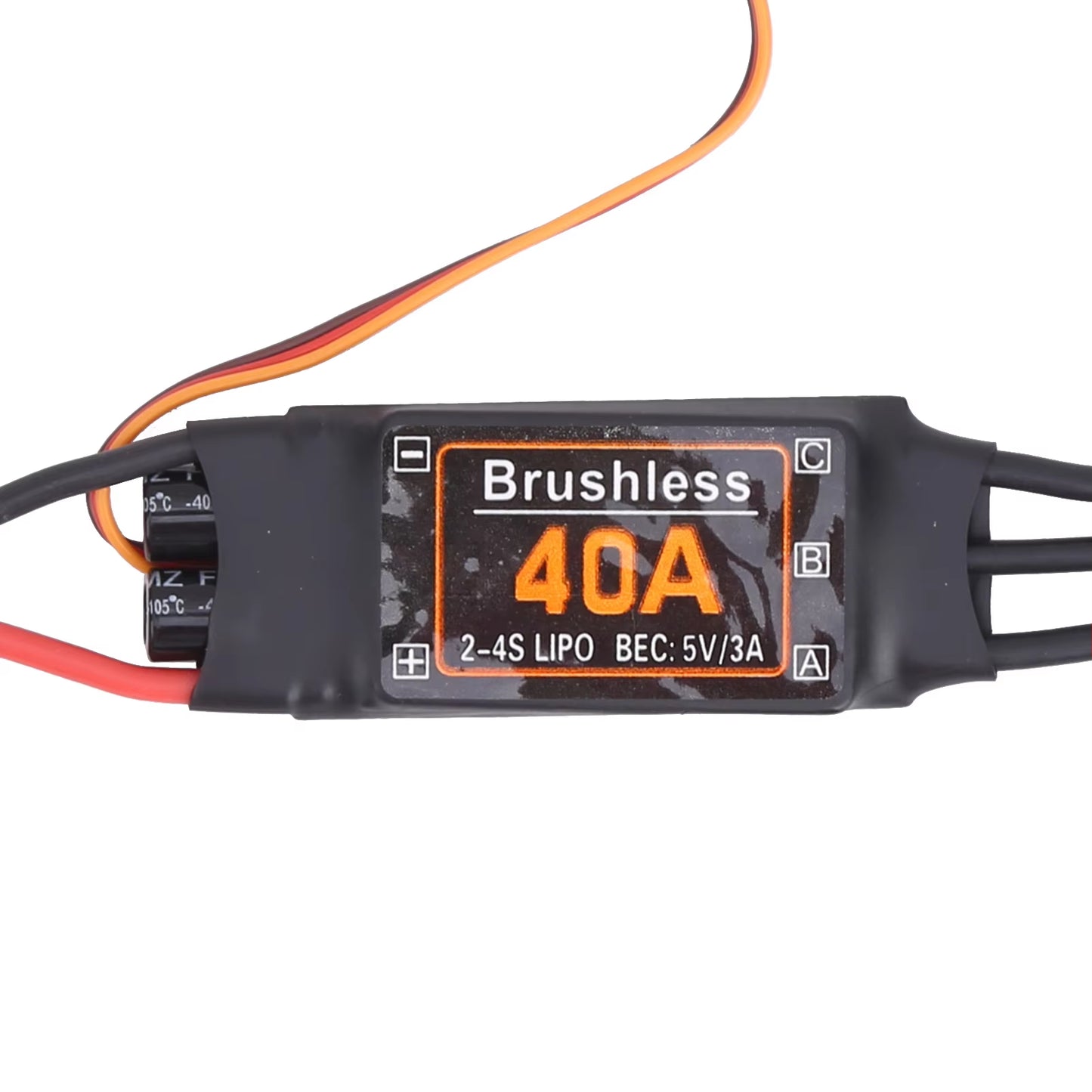 XXD 40A Brushless ESC Speed Controller with XT60 Connector 5V/3A BEC Output for RC Drone Airplanes Accessory