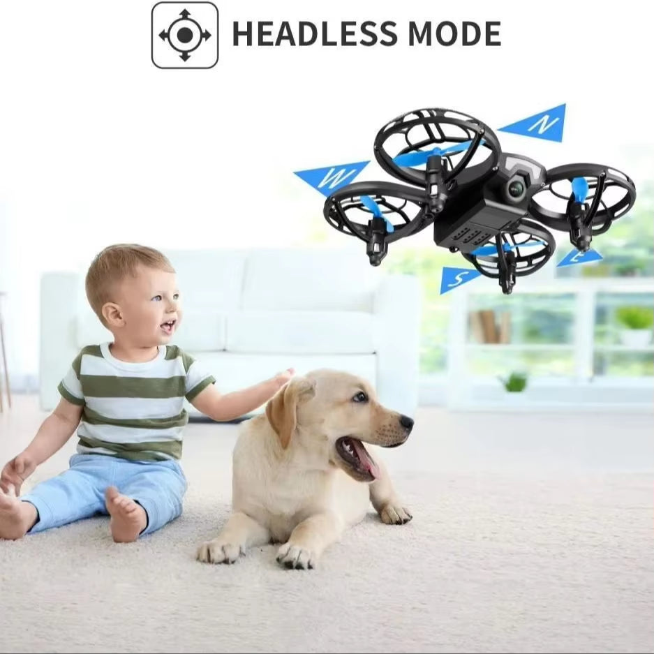 V8 Drone with 4K HD Camera 1080P Wifi FPV Real-Time Video Drones Height Keep RC Helicopter Gift Toy for Adult and Children