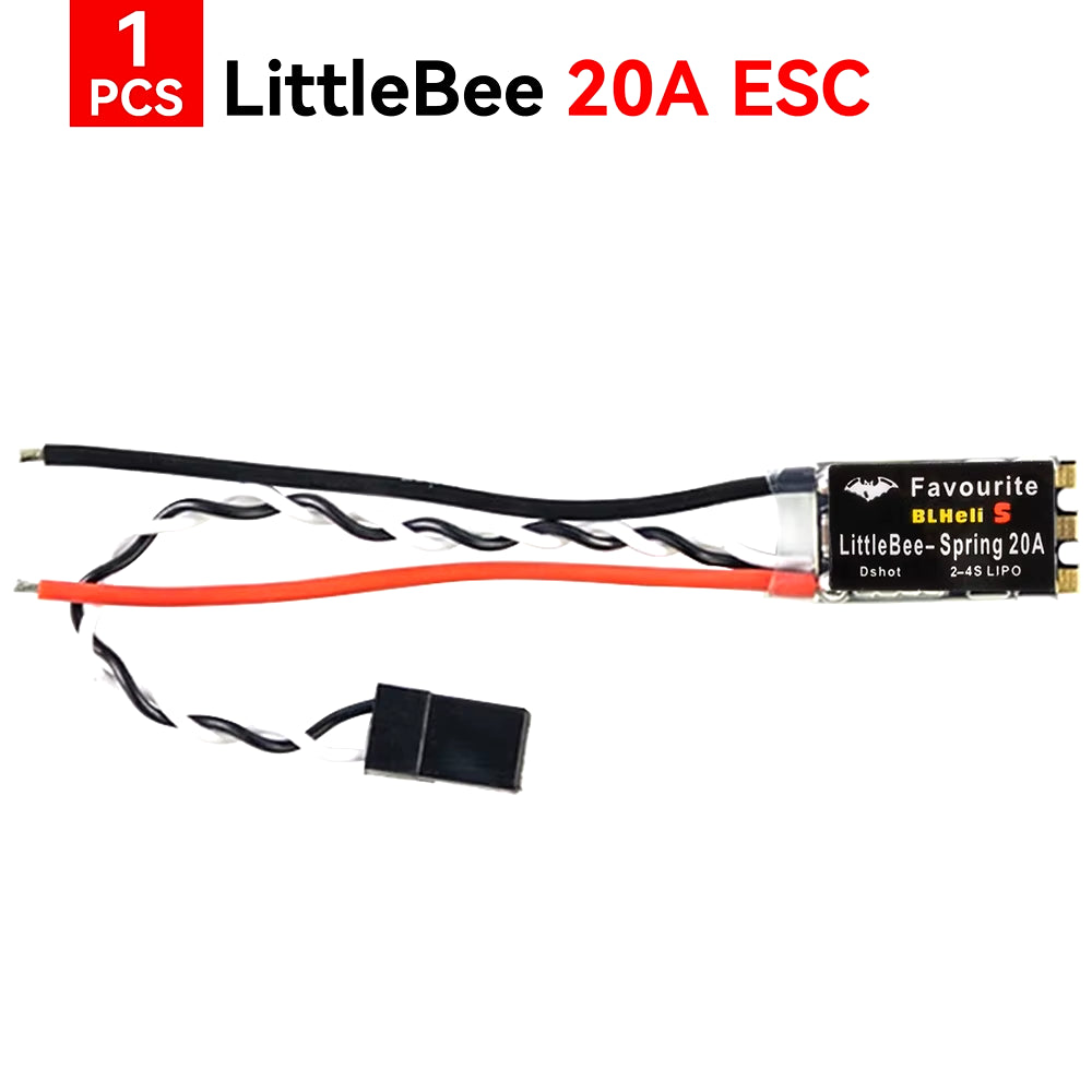 Favourite FVT Littlebee 20A/30A ESC Blheli_S OPTO 2-6S Brushless Speed Controller