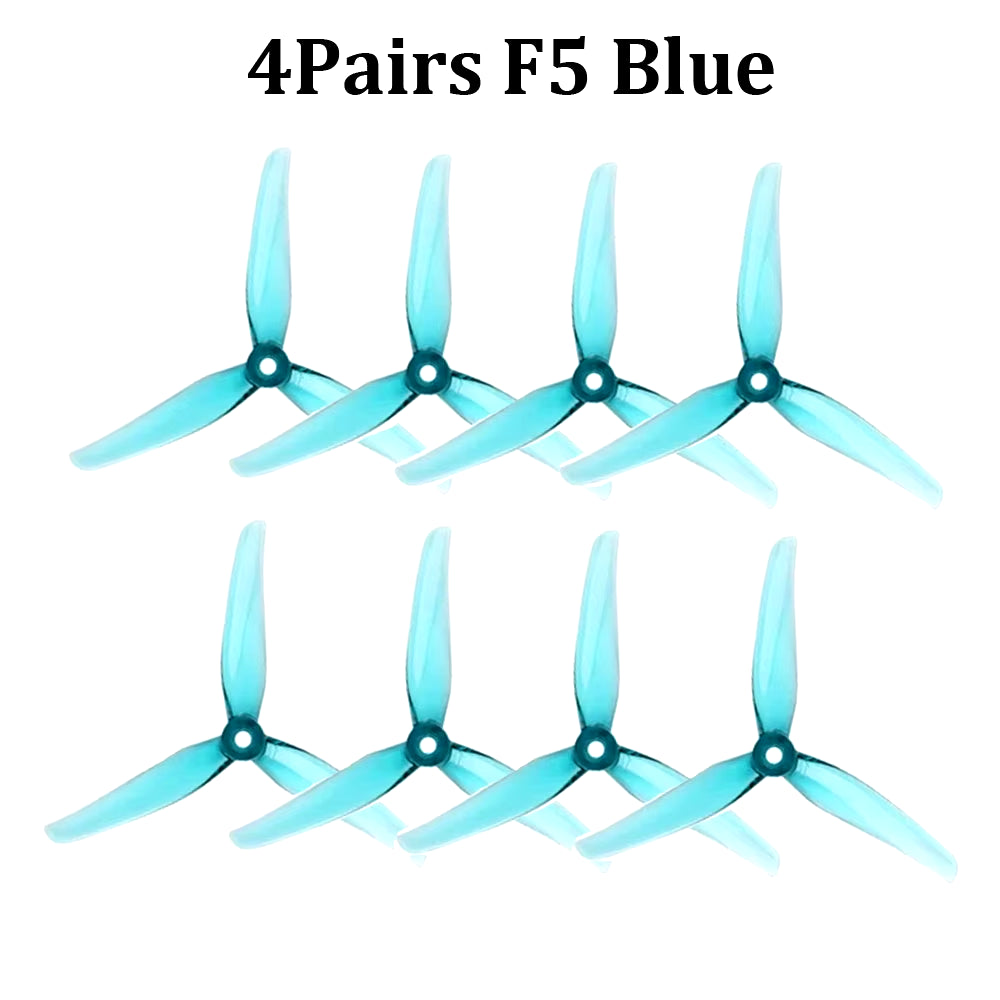 4Pairs Iflight Nazgul F5/5140 5 Inch 3 Blade / Tri-Blade Propeller with 5Mm Mounting Hole for FPV Racing Freestyle 5Inch Drones