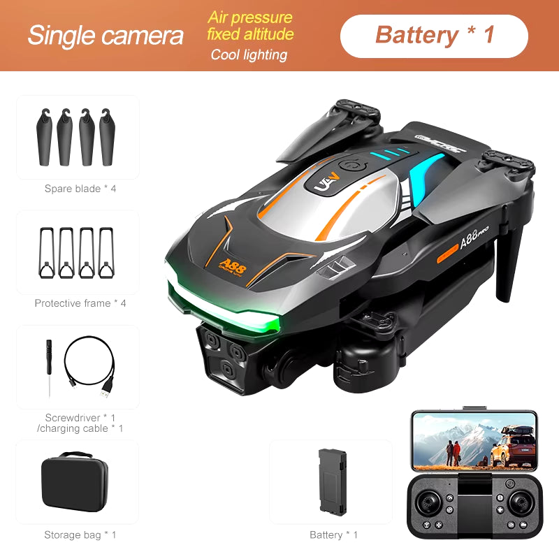 Xiaomi A88 Drone 8K Dual Camera GPS Professional 5G Obstacle Avoidance Optical Flow Positoning Brushless Drone 15000M