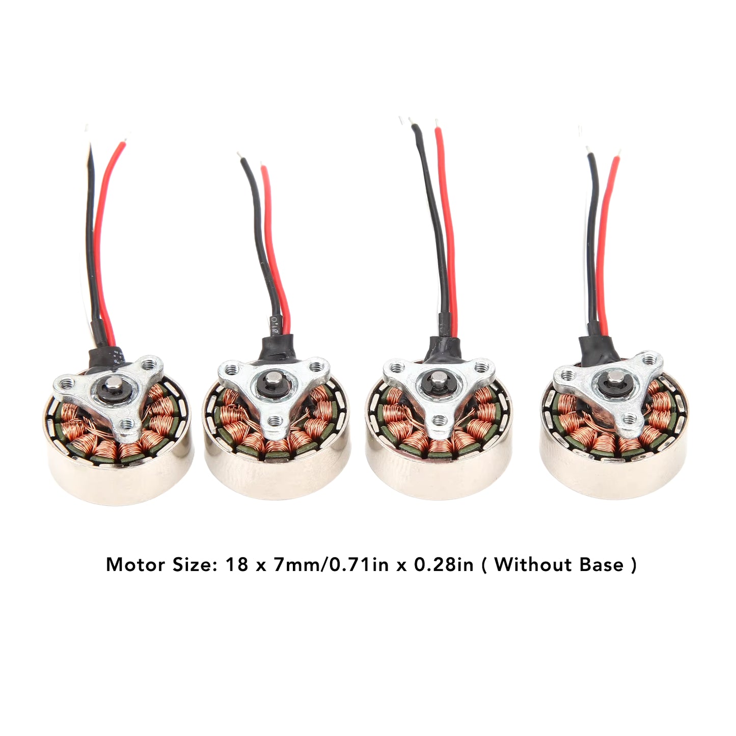 4Pcs 1503 Airplane Brushless Motor RC Electric Motor for 4 Axes Remote Control Airplanes