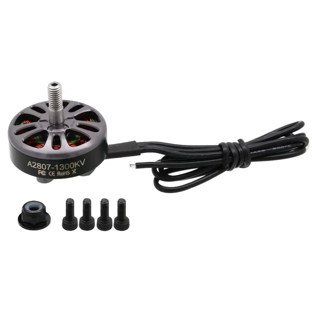 4Pcs/Lot Angel A2807 KV1300 6S/ 1500KV 5S/ 1700KV 4S Brushless CW Motor for 7Inch Long Range FPV Freestyle Drone Accessories