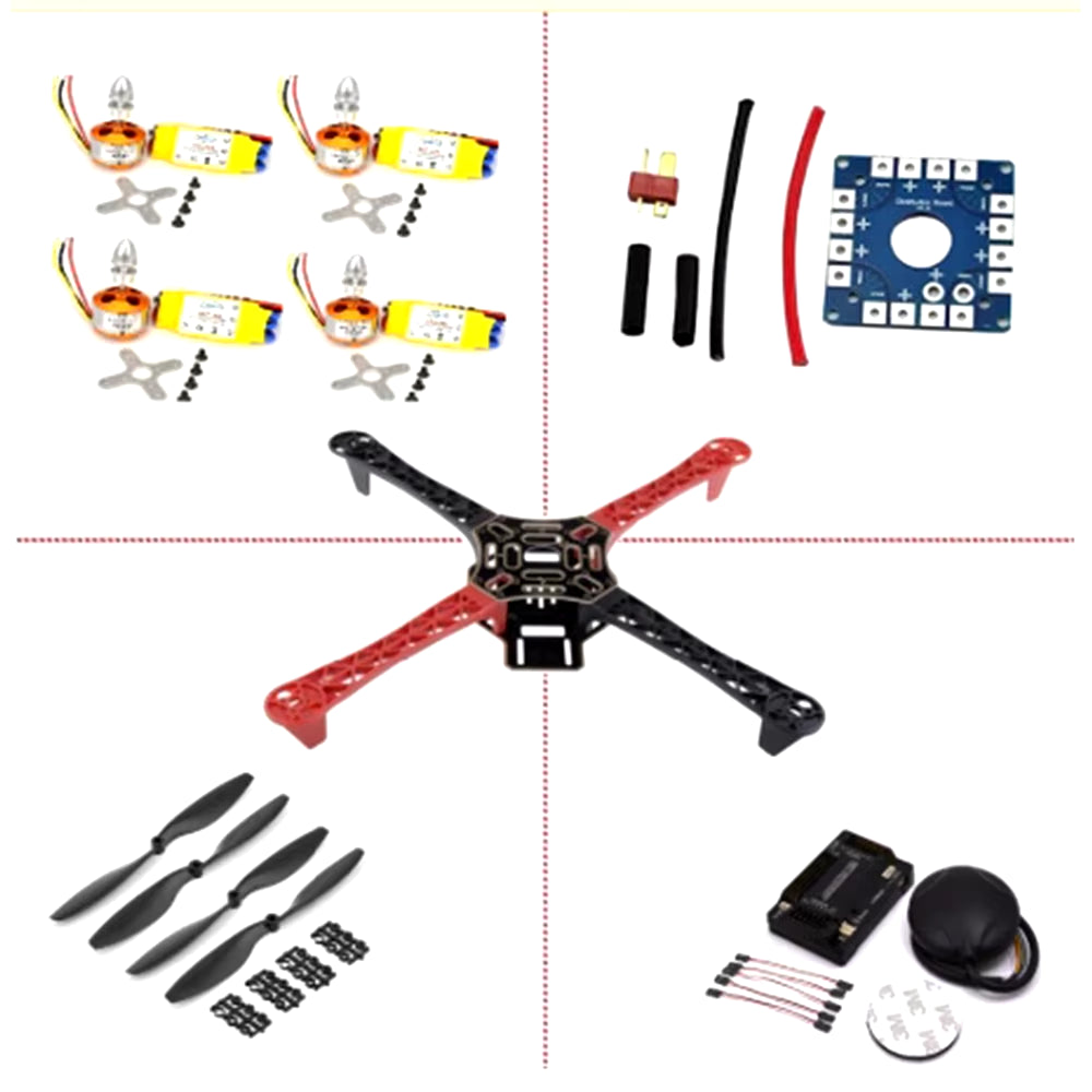 F450 Quadcopter Frame Kit Flight Control and 6M GPS 2212 1000KV HP 30A 1045 Prop Fpv Drone Kit for F4P01 Drone Quadrocopter