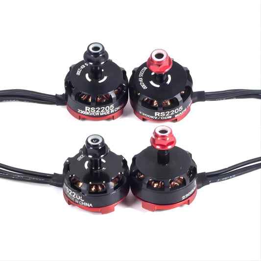 Brushless Motor RS2205 2300KV 2205 CW/CCW Aircraft Model Four Axis 5-Inch for 2-6S 20A/30A/40A FPV Racing Quadcopter ESC Drone