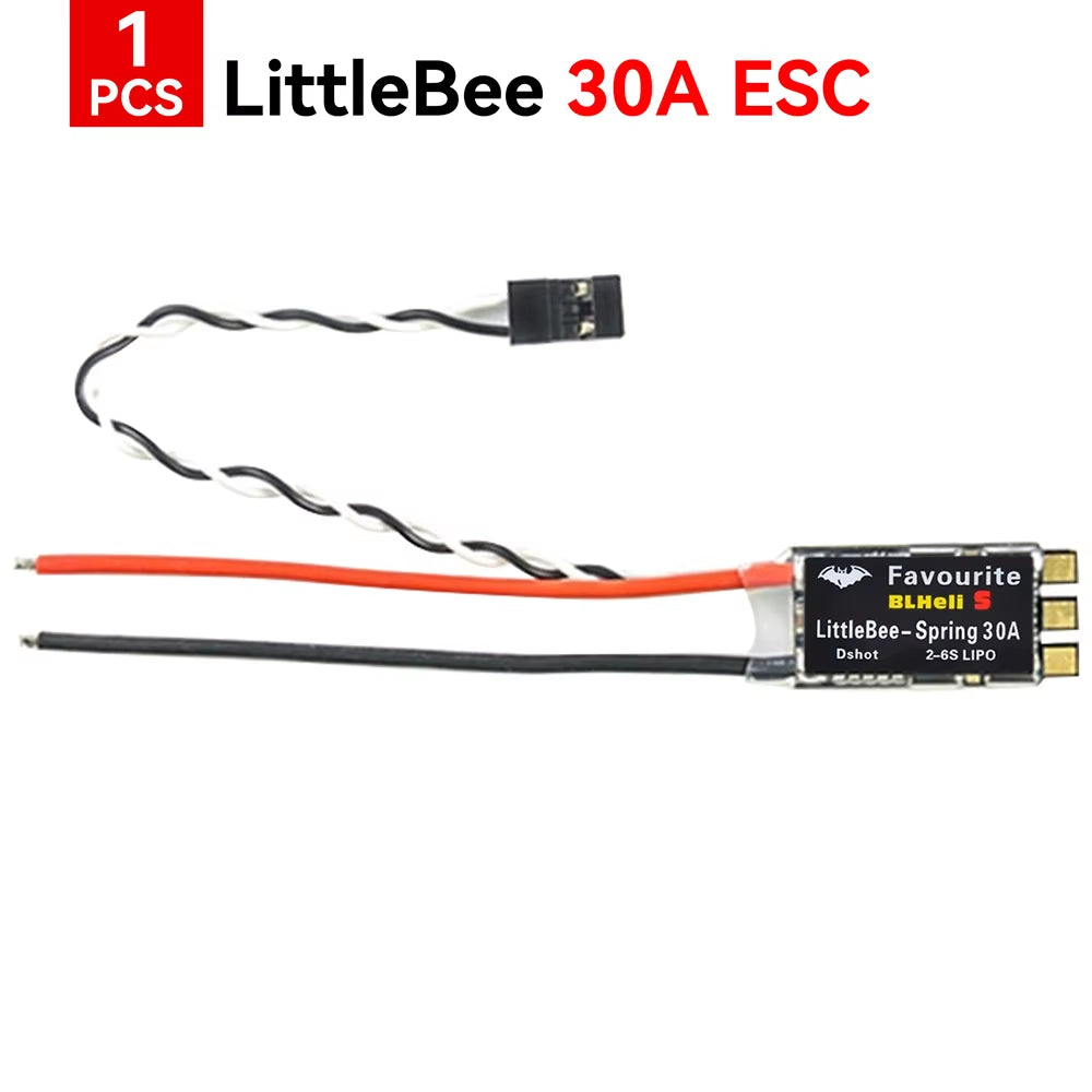 Favourite FVT Littlebee 20A/30A ESC Blheli_S OPTO 2-6S Brushless Speed Controller