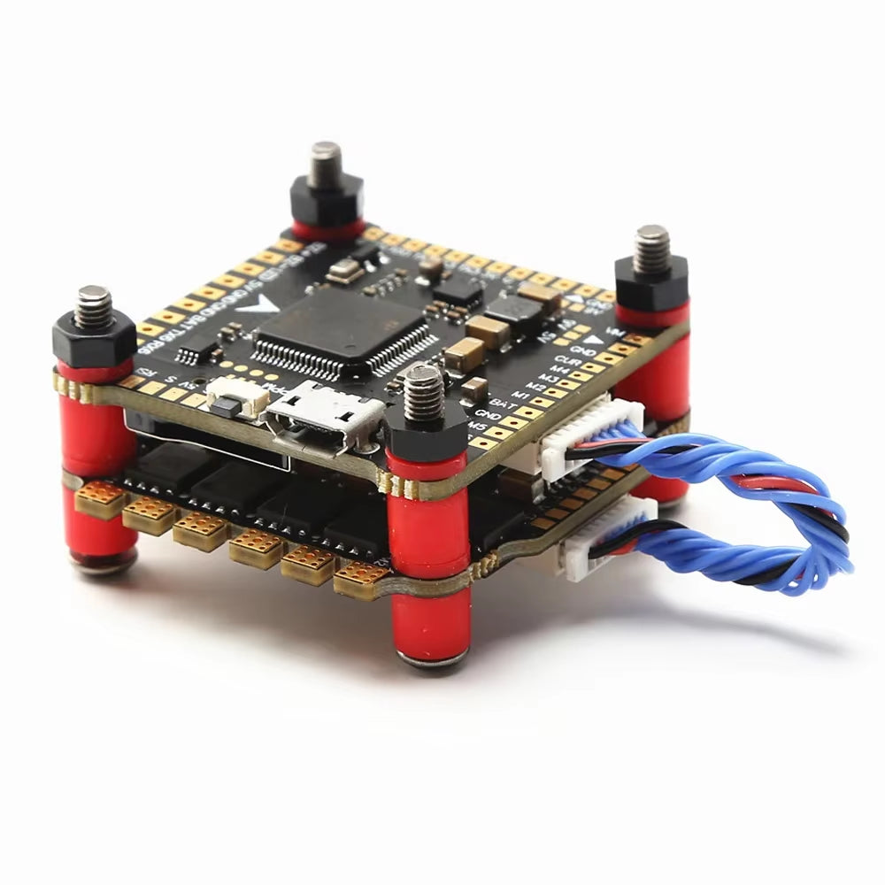 Mark4 7 Inch 295Mm Drone Kit & A2807 KV1300 6S Brushless Motor & F4V3S Plug Flight Control & 60A 4-In-1 ESC Stack for FPV 7" Dro