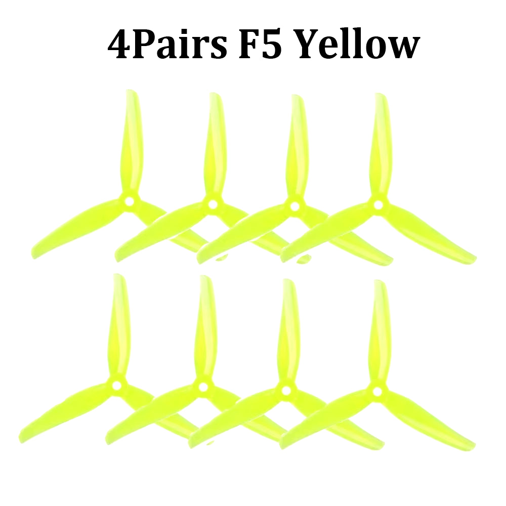 4Pairs Iflight Nazgul F5/5140 5 Inch 3 Blade / Tri-Blade Propeller with 5Mm Mounting Hole for FPV Racing Freestyle 5Inch Drones