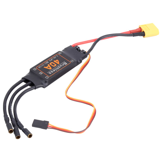 XXD 40A Brushless ESC Speed Controller with XT60 Connector 5V/3A BEC Output for RC Drone Airplanes Accessory