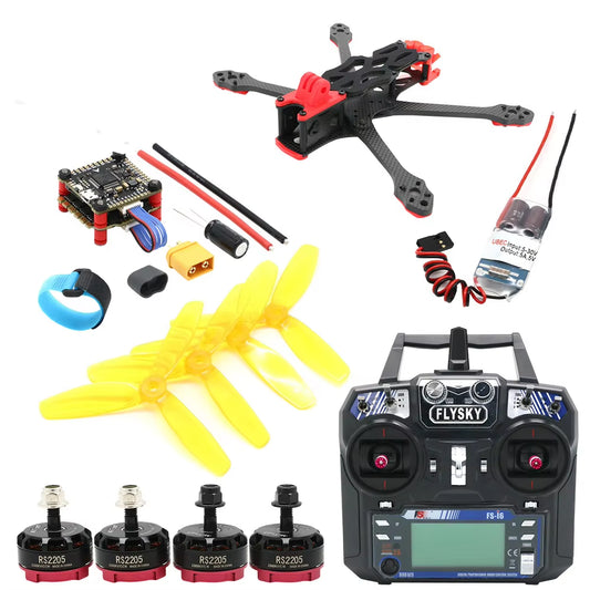 5Inch 250Mm 5" Carbon Fiber Frame Kit 2206 2300KV Motor 45A 4In1 ESC & F4 V3S plus for APEX DC HD FPV Freestyle RC Racing Drone