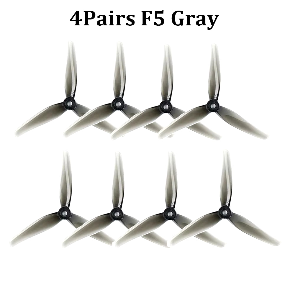 4Pairs Iflight Nazgul F5/5140 5 Inch 3 Blade / Tri-Blade Propeller with 5Mm Mounting Hole for FPV Racing Freestyle 5Inch Drones